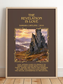 The Revelation Is Love Minimalist Book Poster by Barbara Cartland – image 2