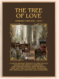 The Tree Of Love Minimalist Book Poster by Barbara Cartland – image 1