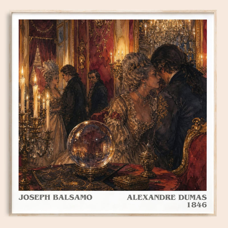 Joseph Balsamo Literary Art Print by Alexandre Dumas