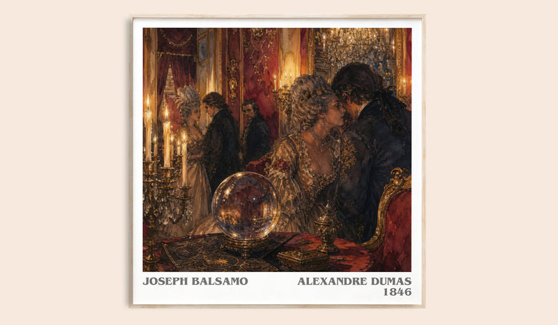 Joseph Balsamo Literary Art Print by Alexandre Dumas