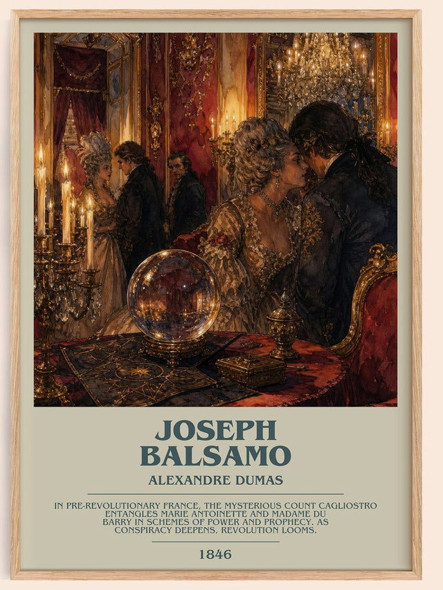 Joseph Balsamo Bookish Wall Art by Alexandre Dumas