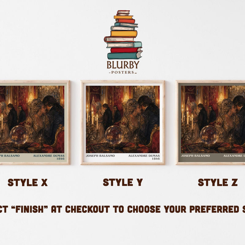 Joseph Balsamo Literary Art Print by Alexandre Dumas