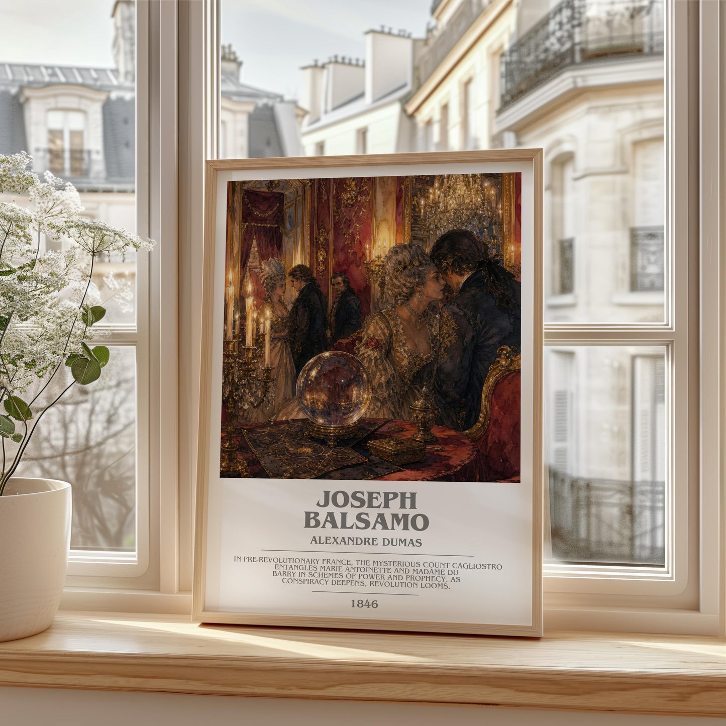 Joseph Balsamo Bookish Wall Art by Alexandre Dumas