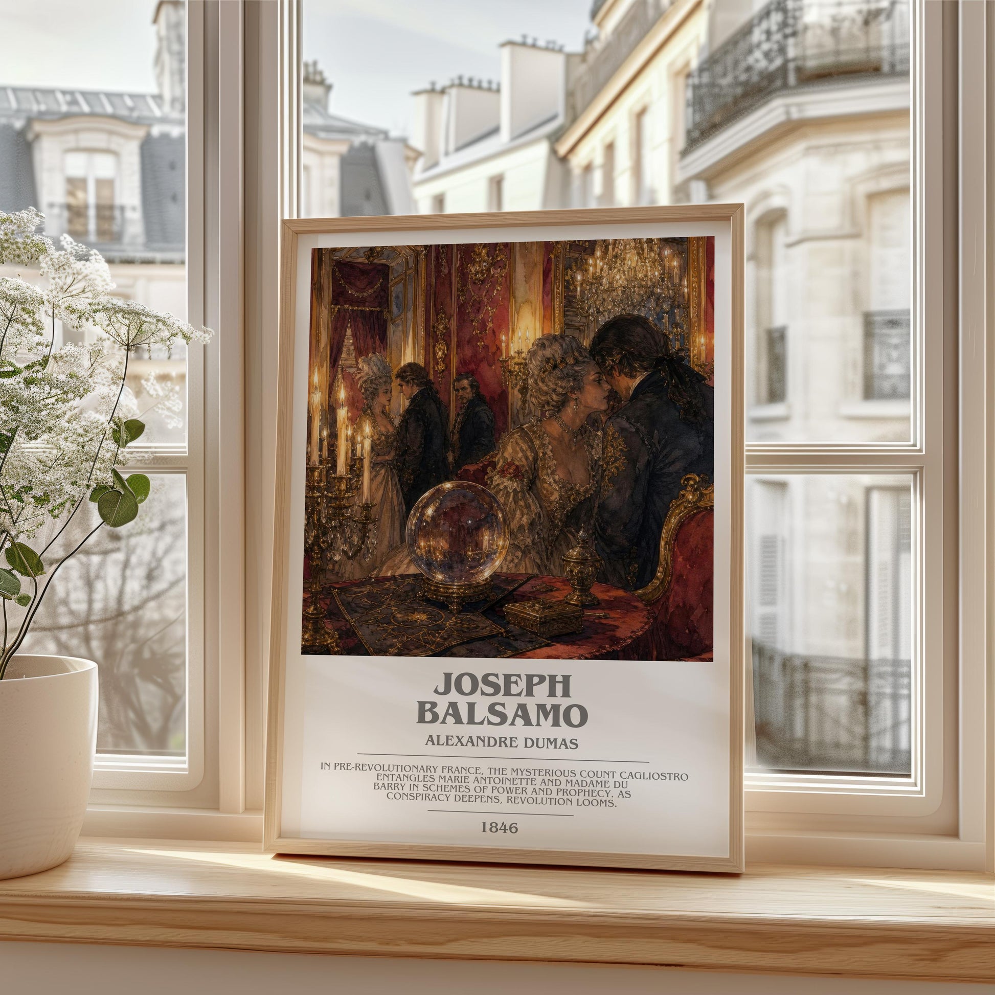 Joseph Balsamo Bookish Wall Art by Alexandre Dumas