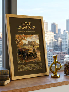 Love Drives In Minimalist Book Poster by Barbara Cartland – image 3