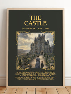 The Castle Minimalist Book Poster by Barbara Cartland – image 2