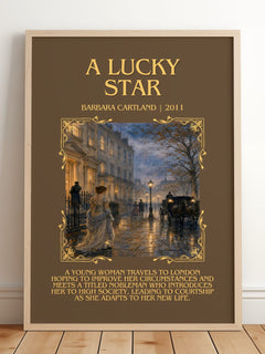 A Lucky Star Minimalist Book Poster by Barbara Cartland – image 2