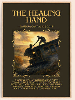The Healing Hand Minimalist Book Poster by Barbara Cartland – image 1