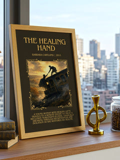 The Healing Hand Minimalist Book Poster by Barbara Cartland – image 3