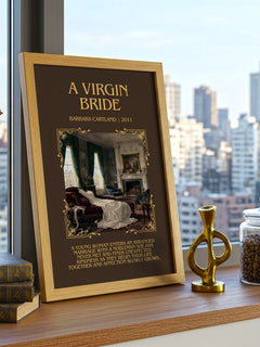A Virgin Bride Minimalist Book Poster by Barbara Cartland – image 3
