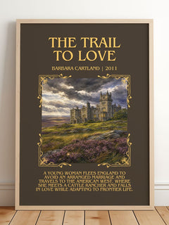 The Trail To Love Minimalist Book Poster by Barbara Cartland – image 2