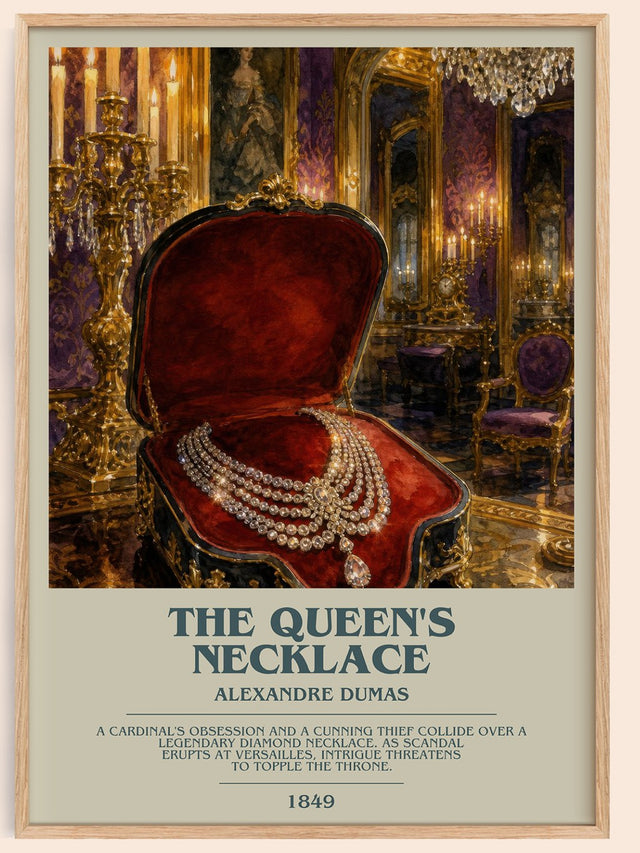 The Queen'S Necklace Bookish Wall Art by Alexandre Dumas