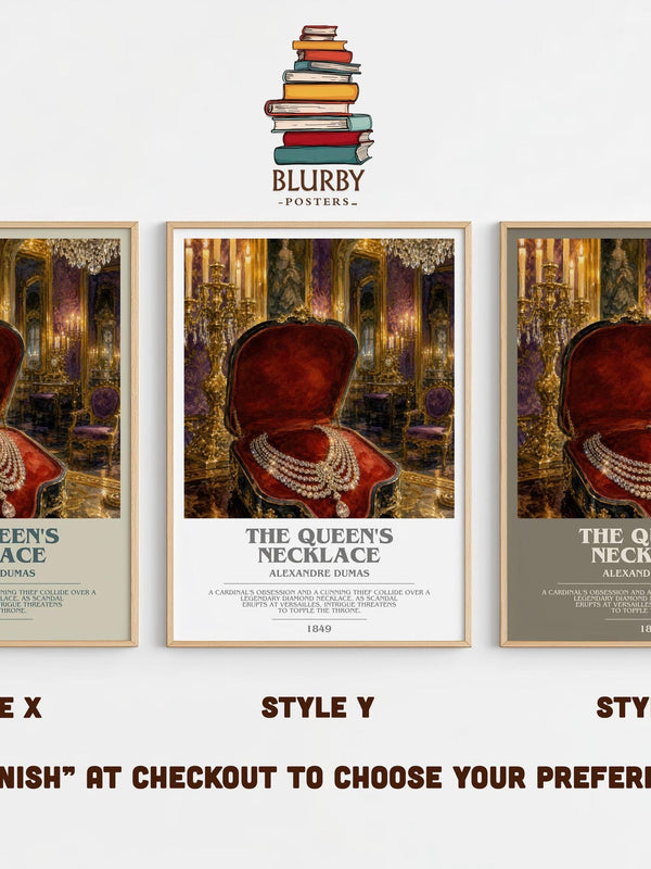 The Queen'S Necklace Bookish Wall Art by Alexandre Dumas