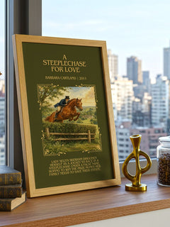 A Steeplechase For Love Minimalist Book Poster by Barbara Cartland – image 3