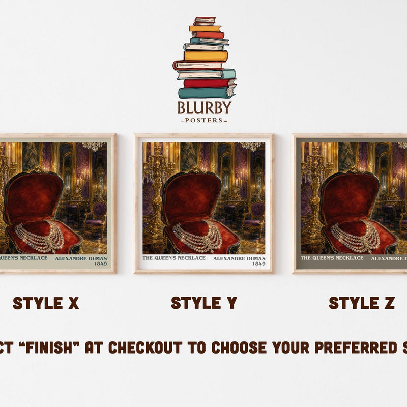 The Queen'S Necklace Literary Art Print by Alexandre Dumas