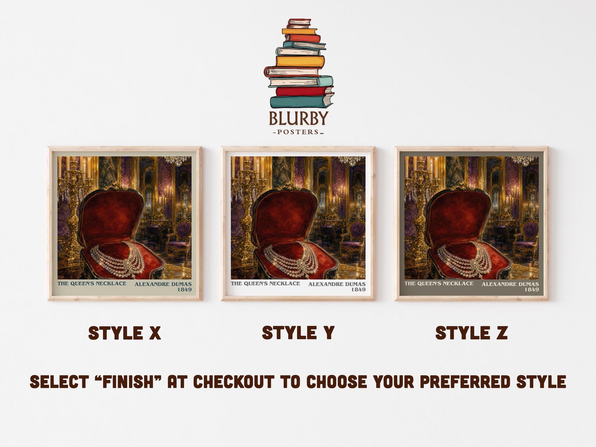 The Queen'S Necklace Literary Art Print by Alexandre Dumas