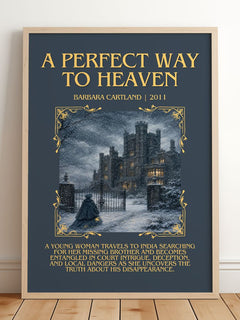 A Perfect Way To Heaven Minimalist Book Poster by Barbara Cartland – image 2