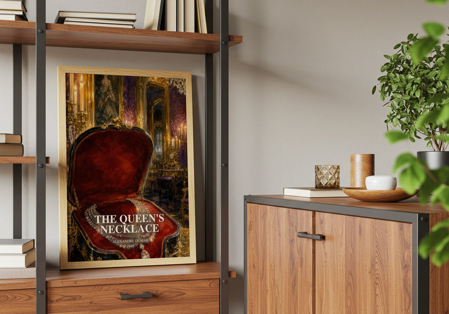 The Queen'S Necklace book watercolour illustration paper finish options – matte satin gloss