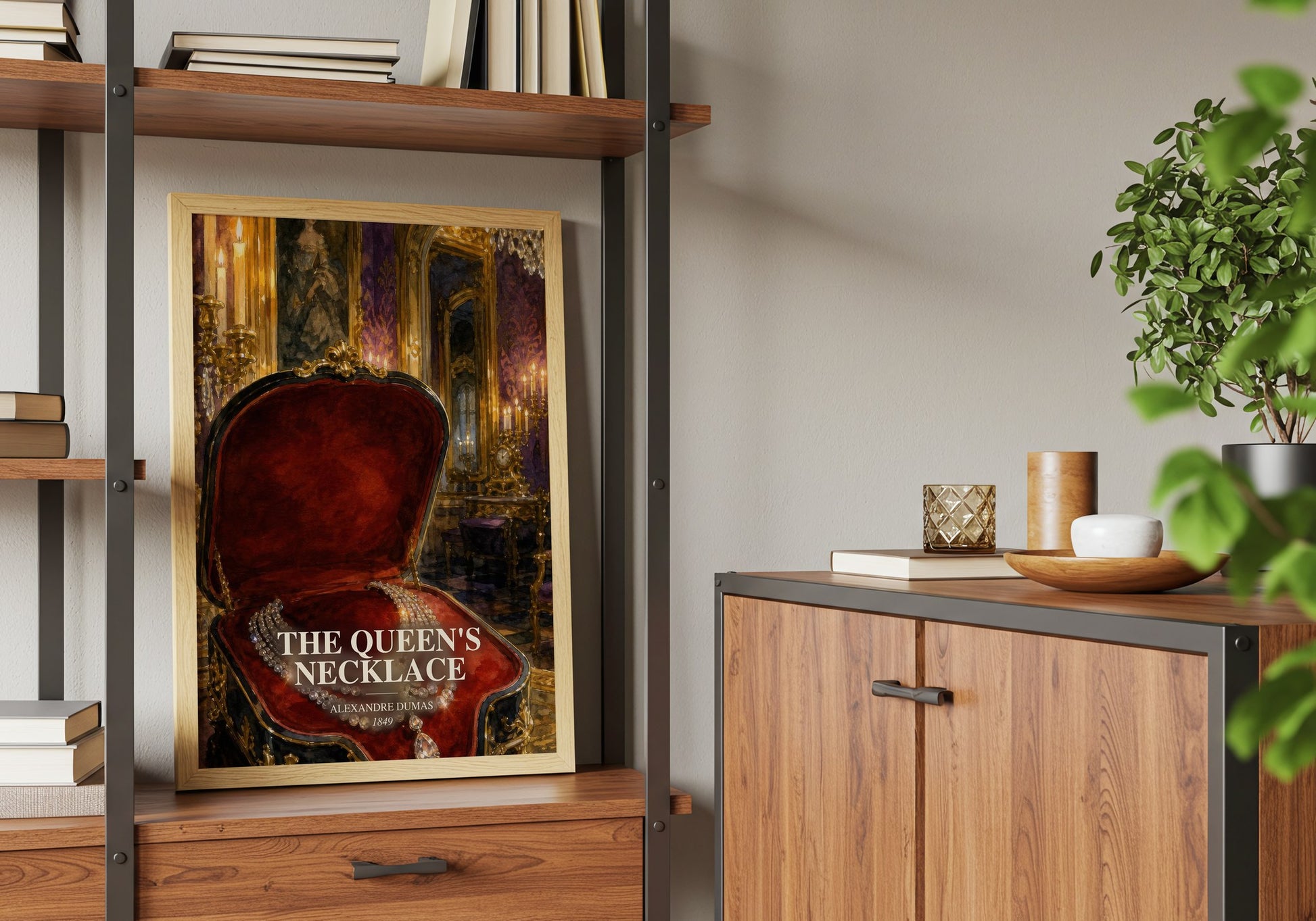 The Queen'S Necklace book watercolour illustration paper finish options – matte satin gloss