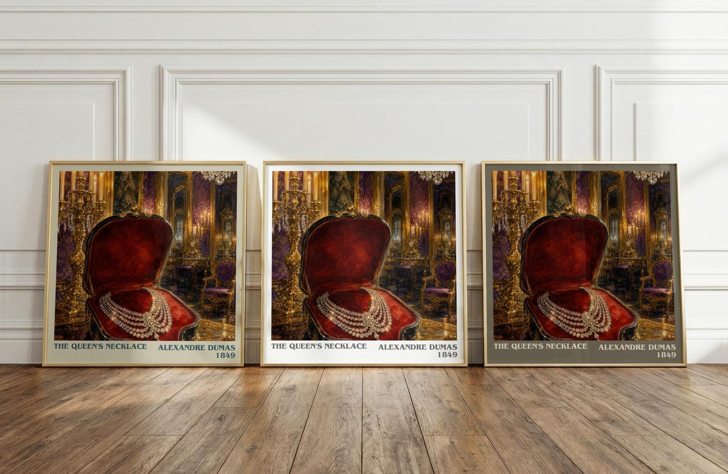 The Queen'S Necklace Literary Art Print by Alexandre Dumas