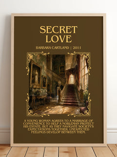 Secret Love Minimalist Book Poster by Barbara Cartland – image 2