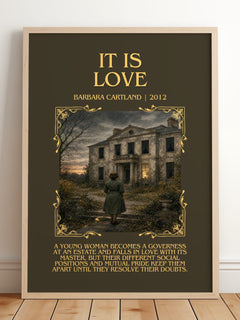 It Is Love Minimalist Book Poster by Barbara Cartland – image 2
