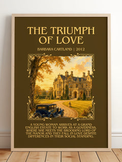 The Triumph Of Love Minimalist Book Poster by Barbara Cartland – image 2