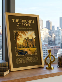 The Triumph Of Love Minimalist Book Poster by Barbara Cartland – image 3