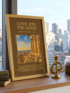 Love And The Gods Minimalist Book Poster by Barbara Cartland – image 3