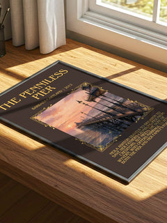The Penniless Pier Minimalist Book Poster by Barbara Cartland – image 4