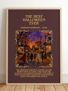 The Best Halloween Ever Minimalist Book Poster by Barbara Robinson – image 2
