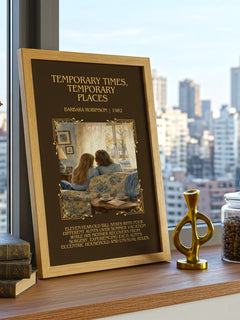 Temporary Times, Temporary Places Minimalist Book Poster – B. Robinson – image 3