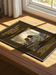 Temporary Times, Temporary Places Minimalist Book Poster – B. Robinson – image 4