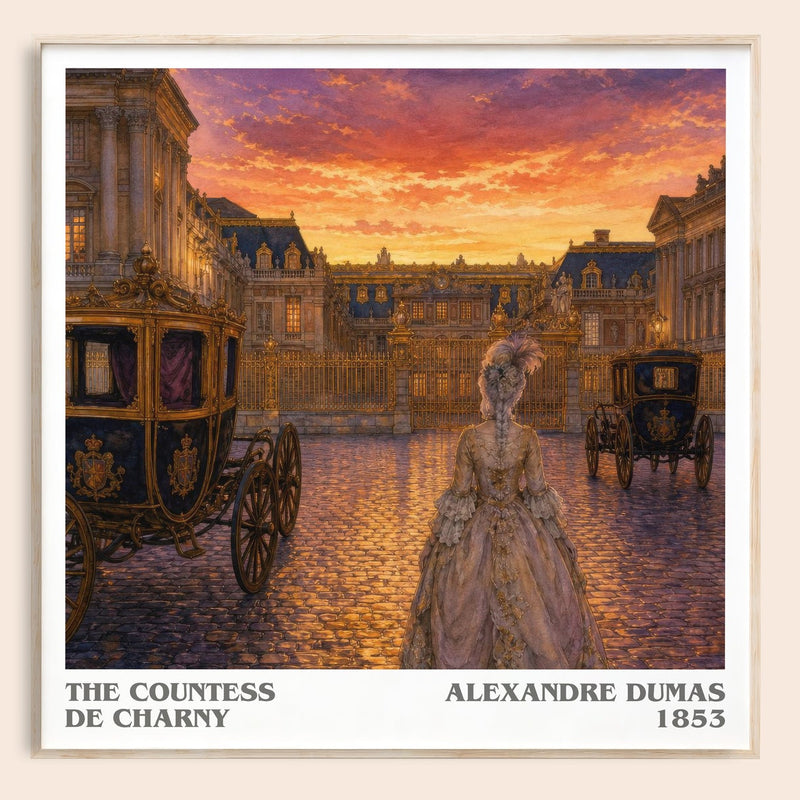The Countess De Charny Literary Art Print by Alexandre Dumas