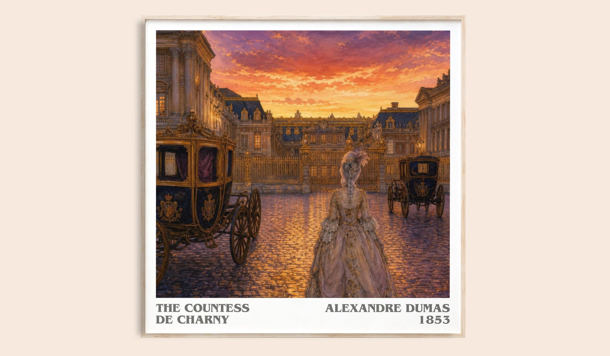 The Countess De Charny Literary Art Print by Alexandre Dumas