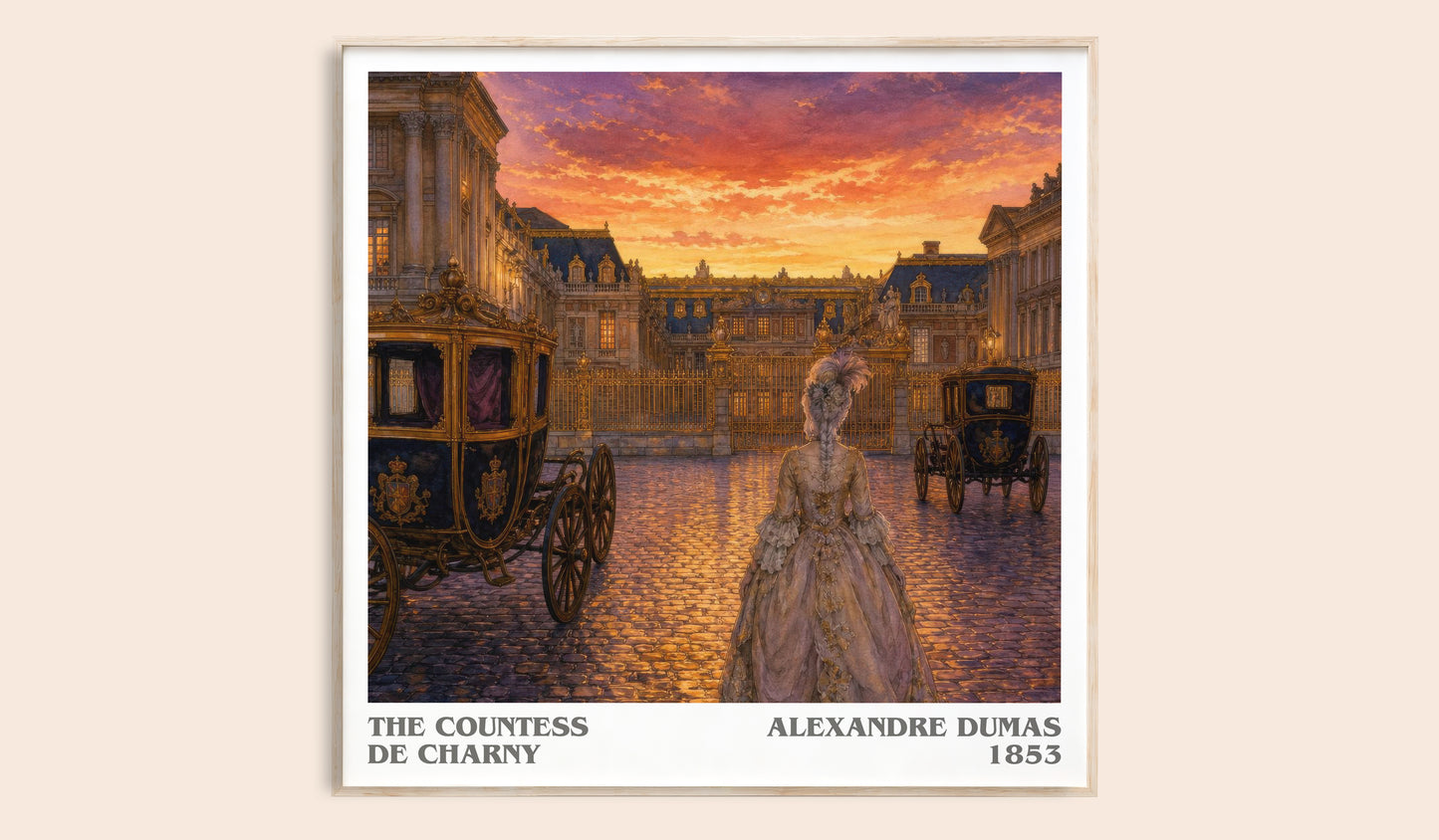 The Countess De Charny Literary Art Print by Alexandre Dumas