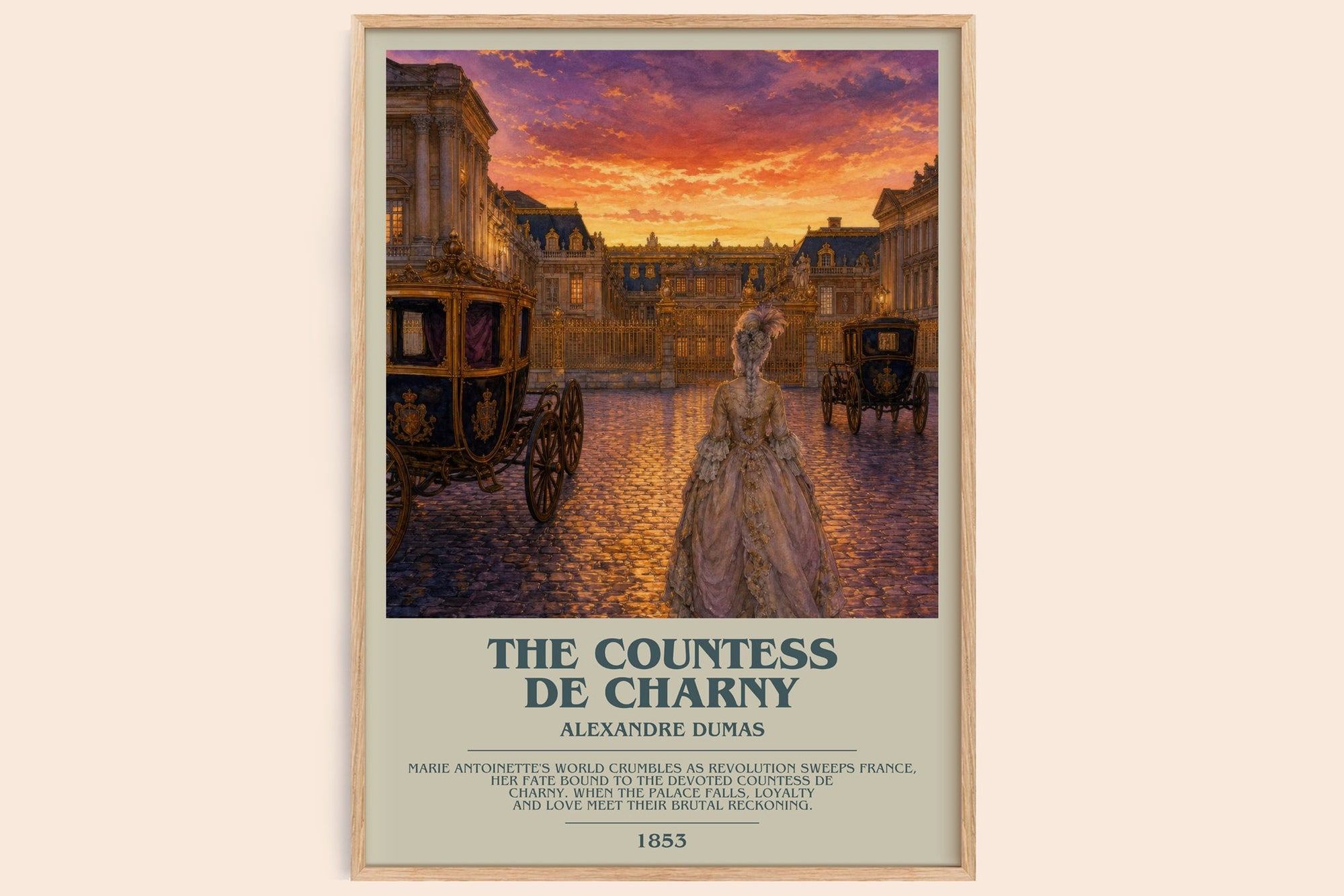 The Countess De Charny Bookish Wall Art by Alexandre Dumas