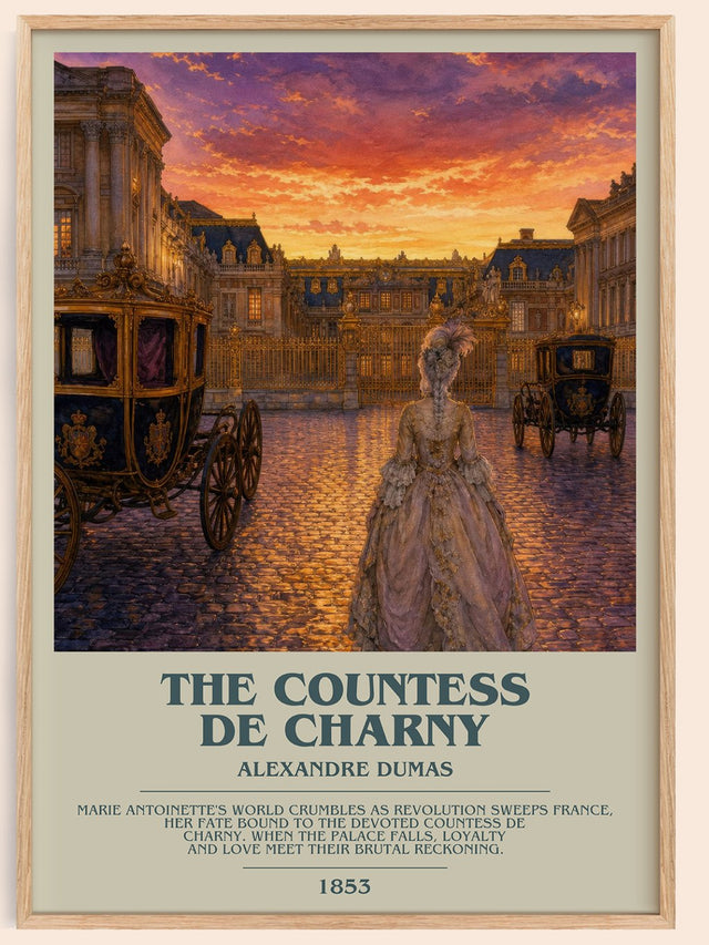 The Countess De Charny Bookish Wall Art by Alexandre Dumas