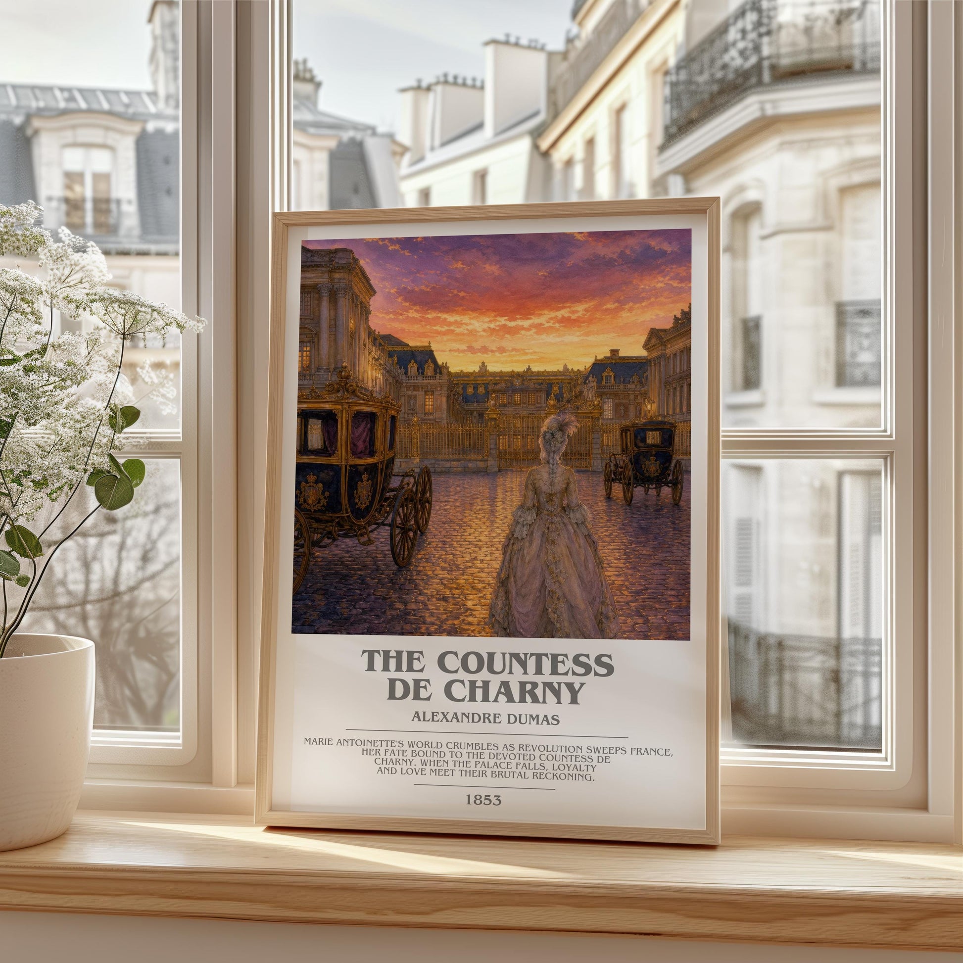 The Countess De Charny Bookish Wall Art by Alexandre Dumas