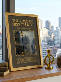The Case Of Miss Elliott Minimalist Book Poster by Baroness Orczy – image 3