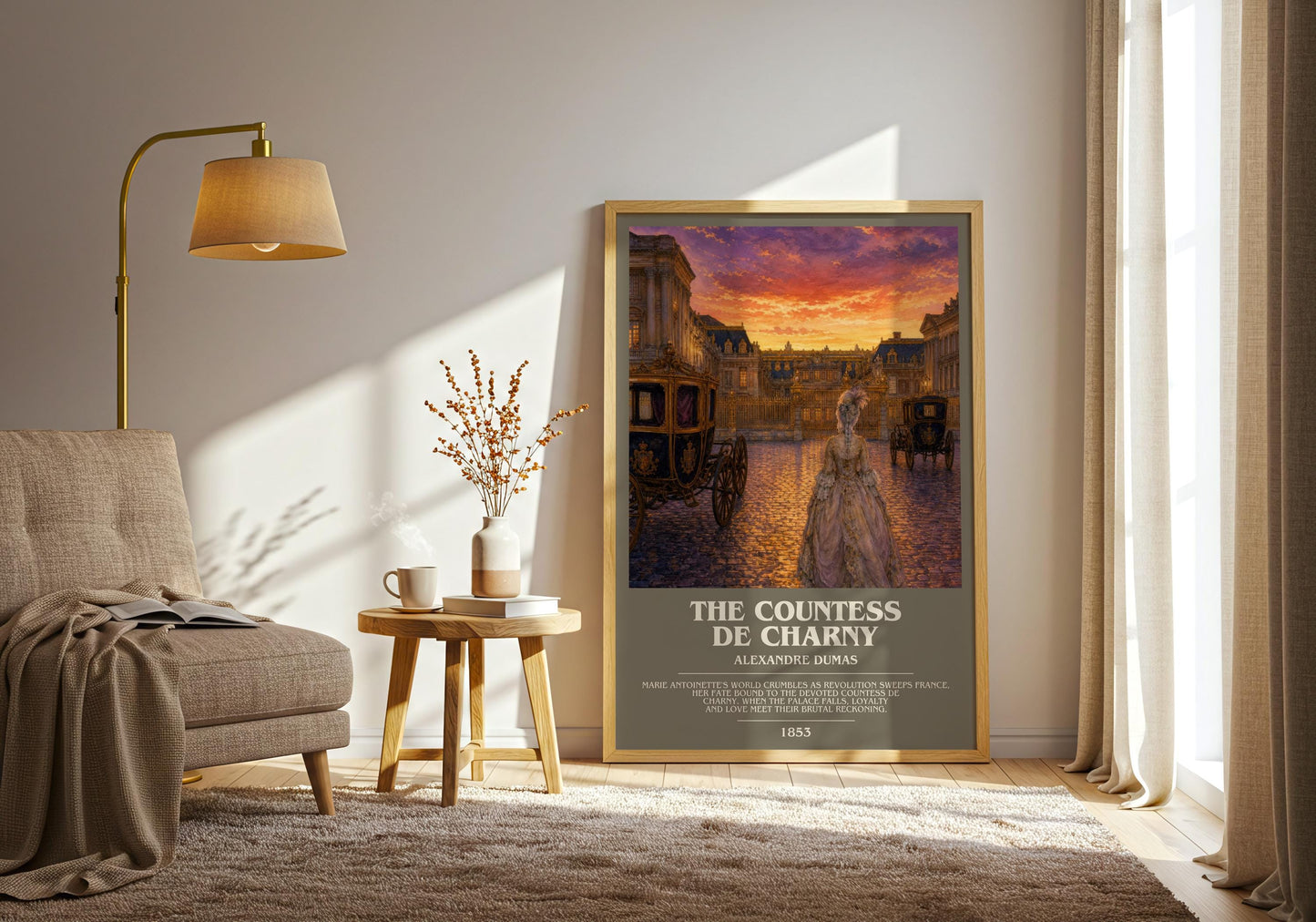 The Countess De Charny Bookish Wall Art by Alexandre Dumas