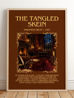 The Tangled Skein Minimalist Book Poster by Baroness Orczy – image 2