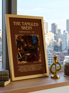 The Tangled Skein Minimalist Book Poster by Baroness Orczy – image 3