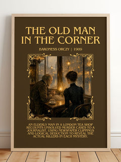 The Old Man In The Corner Minimalist Book Poster by Baroness Orczy – image 2