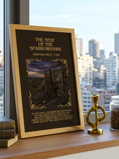 The Nest Of The Sparrowhawk Minimalist Book Poster by Baroness Orczy – image 3