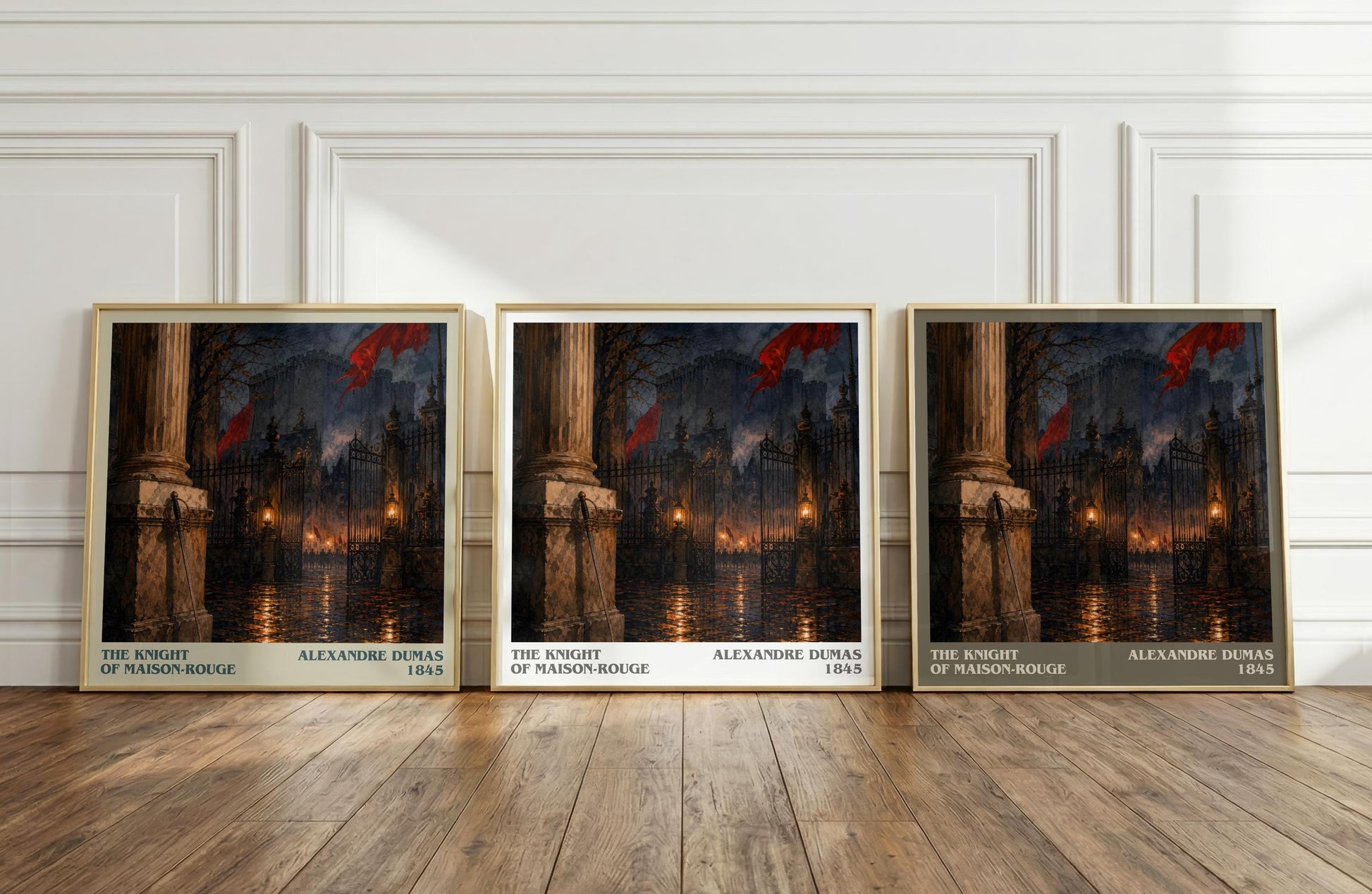 The Knight Of Maison-Rouge Literary Art Print by Alexandre Dumas