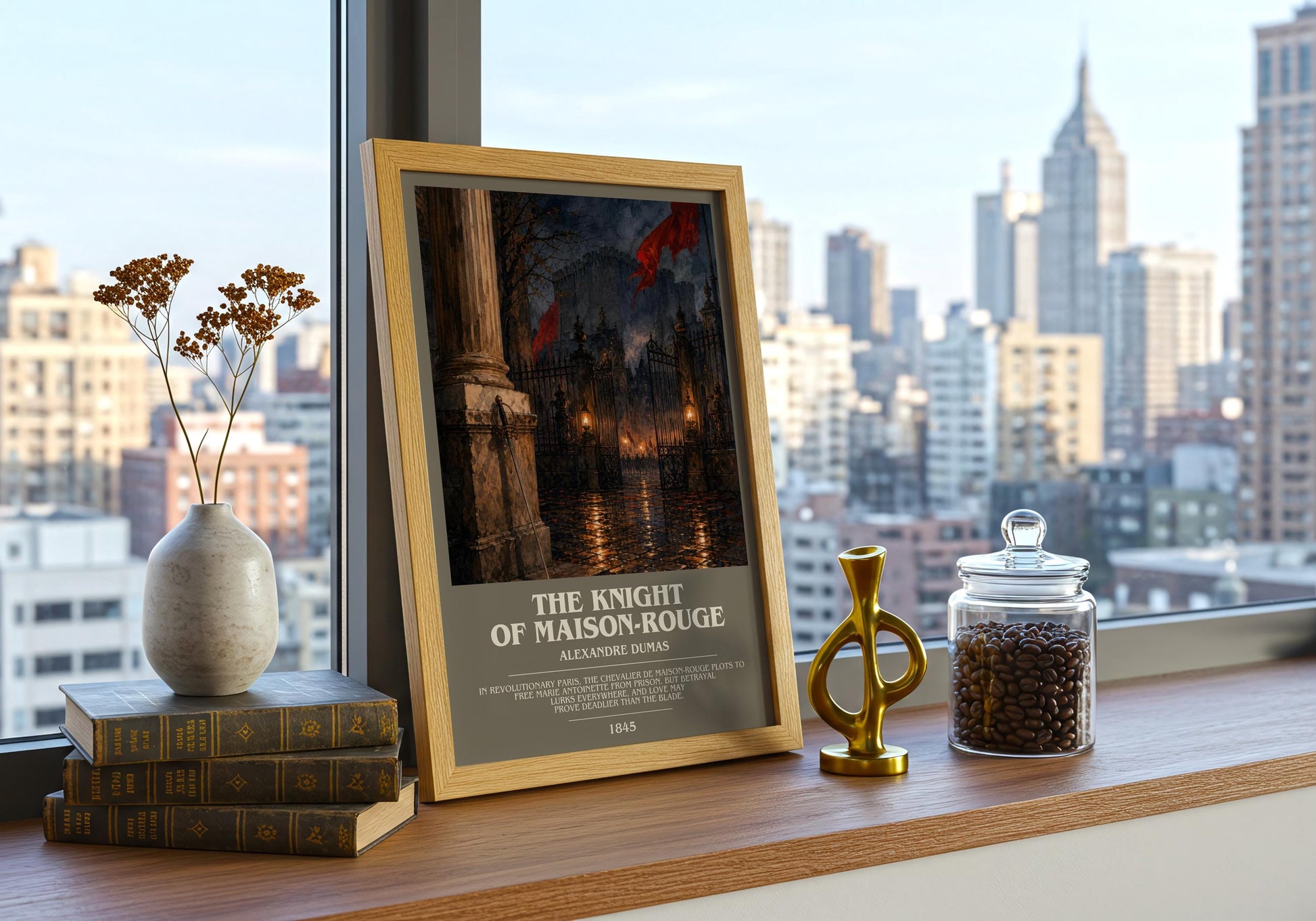 The Knight Of Maison-Rouge Bookish Wall Art by Alexandre Dumas