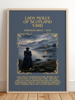 Lady Molly Of Scotland Yard Minimalist Book Poster by Baroness Orczy – image 2