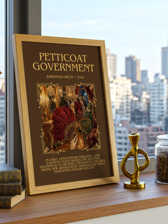 Petticoat Government Minimalist Book Poster by Baroness Orczy – image 3