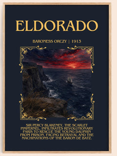 Eldorado Minimalist Book Poster by Baroness Orczy – image 1
